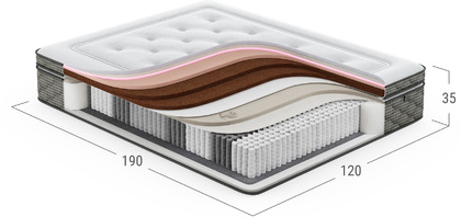 MOON BEAUTY Prestige H 847 матрас 120x190