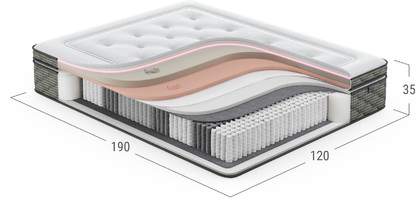 MOON BEAUTY Prestige S 849 матрас 120x190